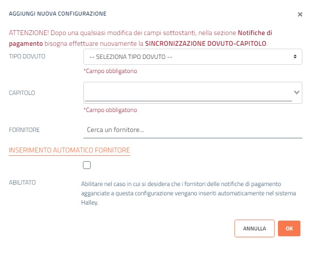 NuovaConfigurazione